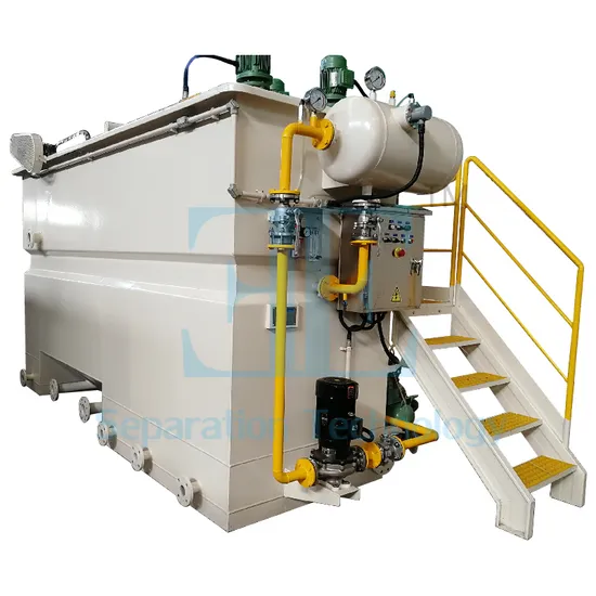 Hot Sale High Quality Customized Sewage Treatment for Food Wastewater Water Treatment Dissolved Air Flotation Daf System/